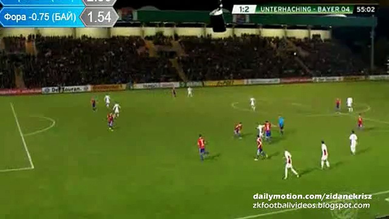 Stefan Kießling 1:2 | Unterhaching v. Bayer Leverkusen 15.12.2015 HD DFB Pokal