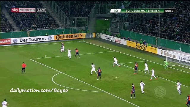 Sternberg Goal - B. Monchengladbach 1-1 Werder Bremen - 15-12-2015 DFB Pokal