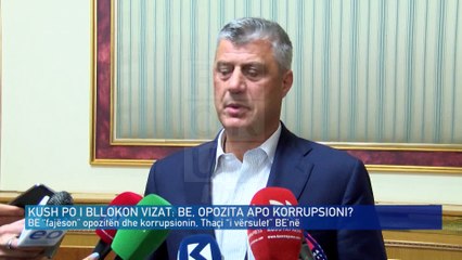 KUSH PO I BLLOKON VIZAT BE, OPOZITA APO KORRUPSIONI