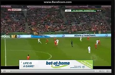Bayern Munich  Incredible CHANCE BAYERN MUNICH 0-0 DRAMSTADT 15-12-2015