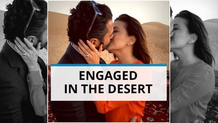 Eva Longoria gets engaged in Dubai