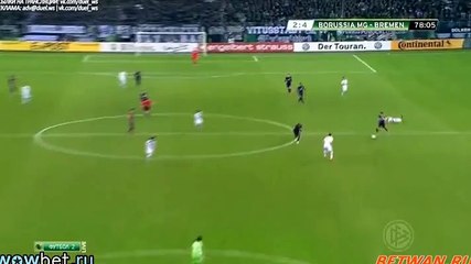 Anthony Ujah Goal - B. Monchengladbach 2 - 4 Werder Bremen - 15_12_2015