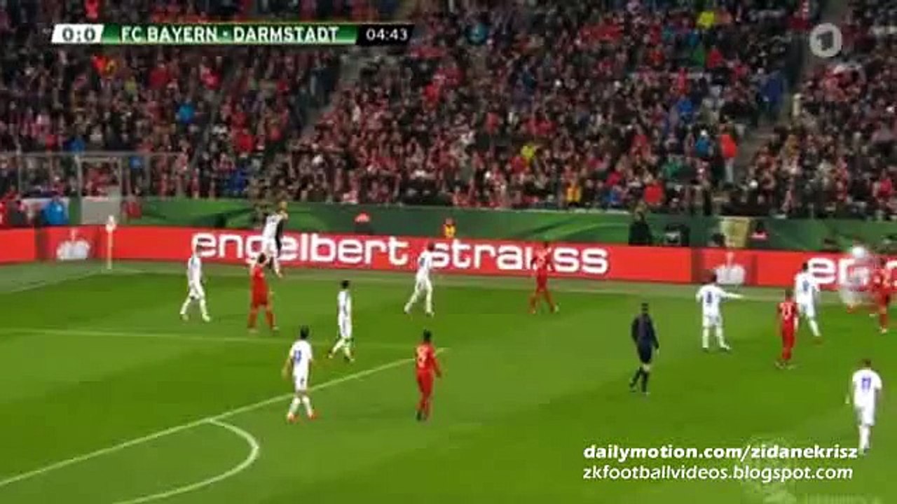 Arturo Vidal SUPER GOAL - Bayern Munich 1 - 0 Darmstadt 15.12.2015 DFB Pokal