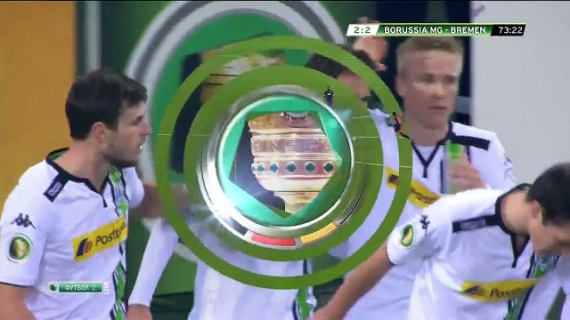 2-2 Branimir Hrgota Goal Unterhaching - Bayer Leverkusen - 15.12.2015, Mönchengladbach 2-2 Werder Bremen