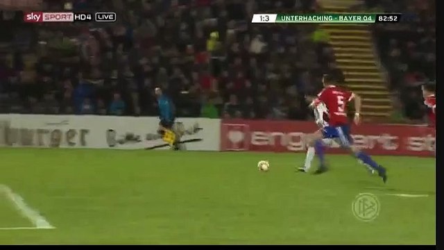 Karim Bellarabi Goal - Unterhaching 1 - 3 Bayer Leverkusen - 15_12_2015