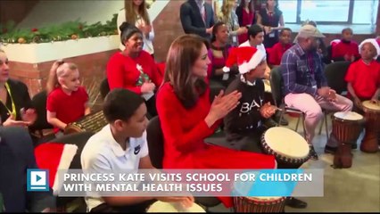 Princess Kate Visits School for Children with Mental Health Issues