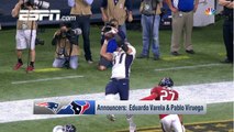 Announcers call Brady touchdown to Gronkowski in spanish