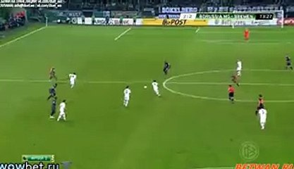 Branimir Hrgota Goal - B. Monchengladbach 2 - 2 Werder Bremen - 15_12_2015