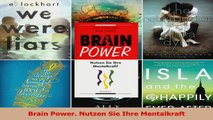 Download  Brain Power Nutzen Sie Ihre Mentalkraft PDF Online