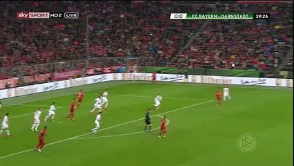 Xabi Alonso Goal - Bayern Munich 1-0 Darmstadt - 15-12-2015