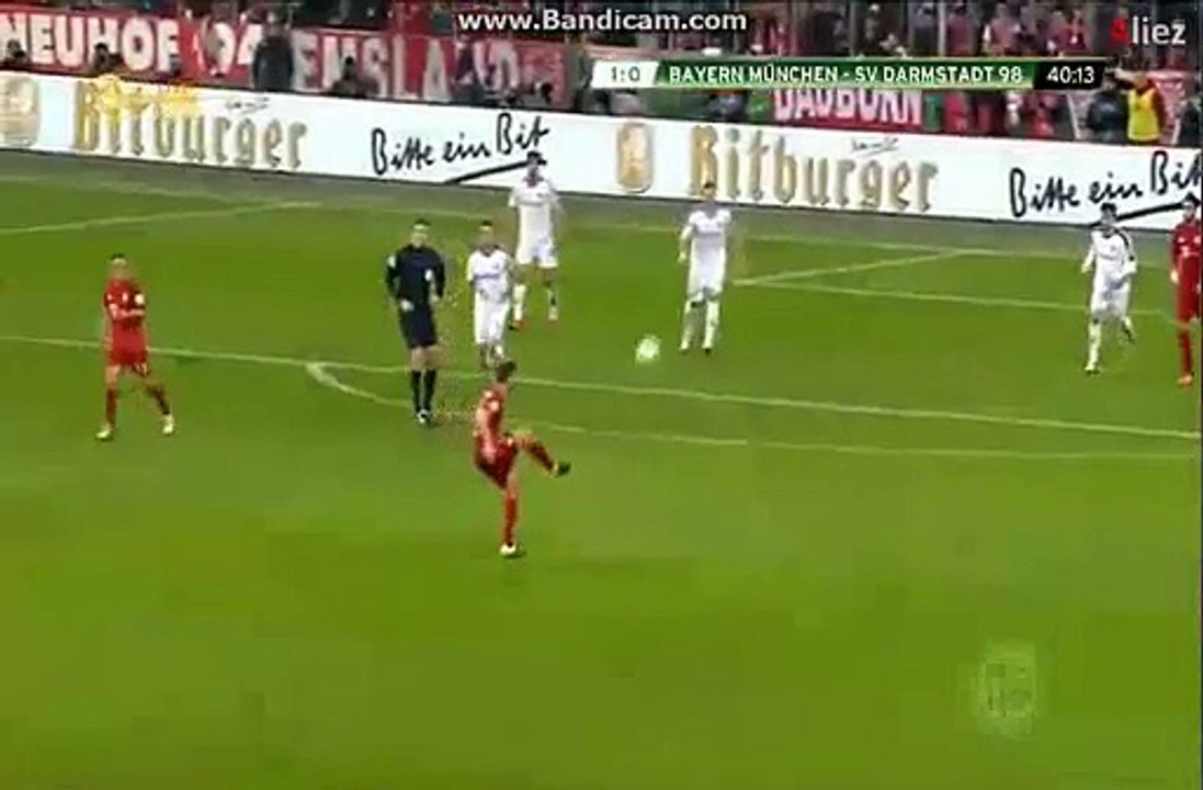 Xabi Alonso Amaizing Volley GOAL | Bayern 1-0 Darmstadt