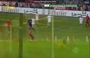Xabi Alonso FANTASTIC  GOAL BAYERN MUNICH 1-0 DRAMSTADT 15-12-2015