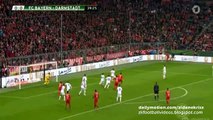 Xabi Alonso 1:0 Amazing | Bayern Munich v. Darmstadt 15.12.2015 DFB Pokal