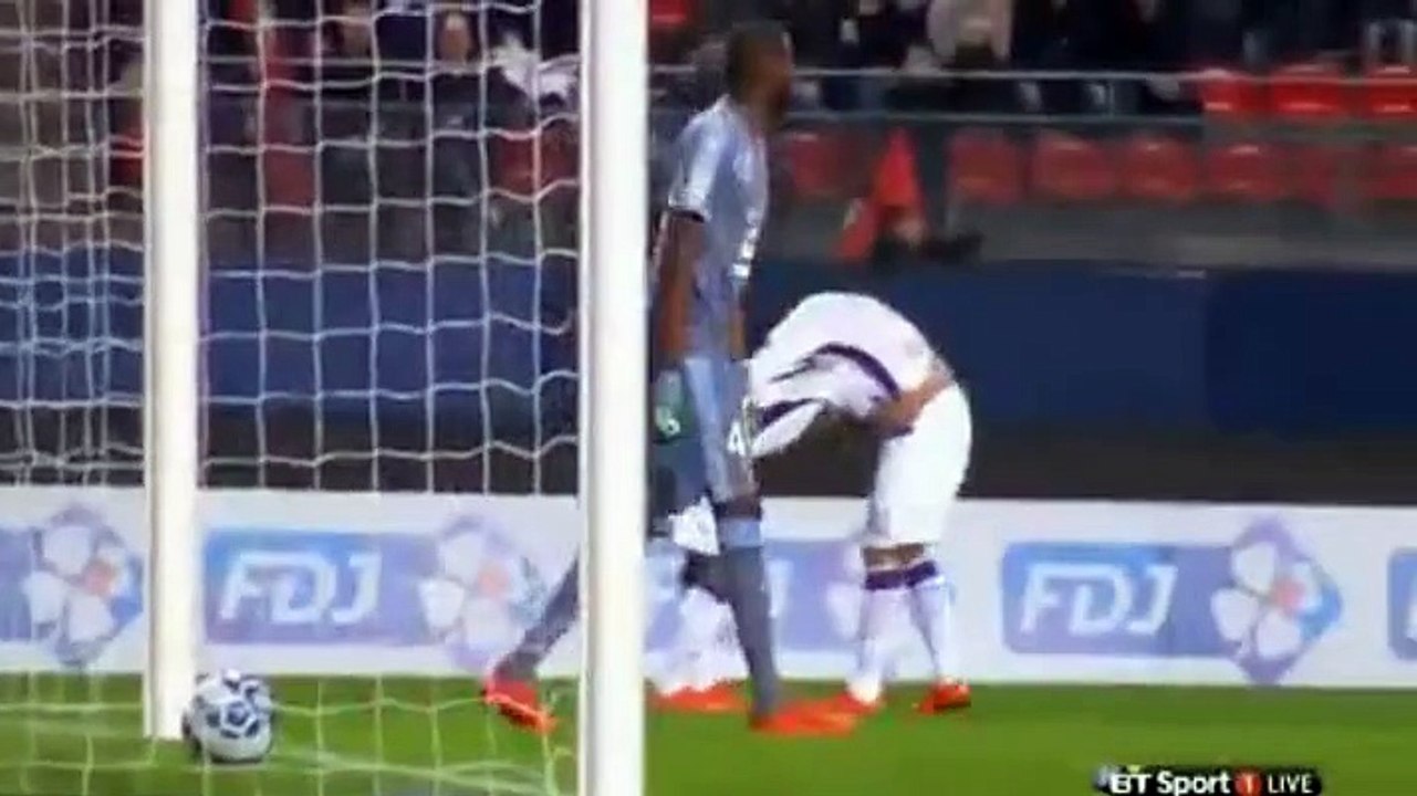 Wissam Ben Yedder Goal - Rennes 0 - 1t Toulouse - 15_12_2015
