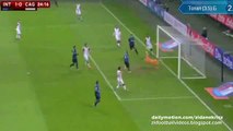 Rodrigo Palacio Goal | Inter 1 - 0 Cagliari Coppa Italia 15.12.2015 HD