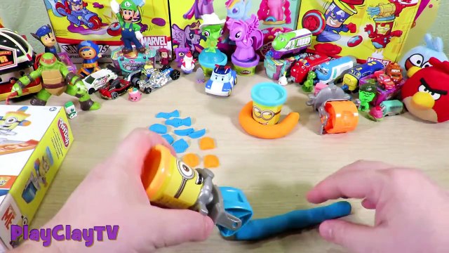 minions playdoh shopkins paw patrol cars2 toys for kids funny game миньоны шопкинс игрушки