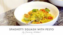 Spaghetti Squash w/ Pesto and ANGEL! (My Dancing Kitchen)