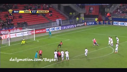 Fallou Diagne (Penalty) Goal - Rennes 1-2 Toulouse - 15-12-2015