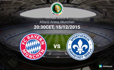 Bayern München 1-0 Darmstadt | All Goals & Highlights 15.12.2015 HD DFB Pokal