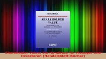 Lesen  Shareholder Value Ein Handbuch für Manager und Investoren HandelsblattBücher Ebook Frei