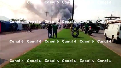 Imágenes impactantes del incendio que consumió cohetería en San Manuel