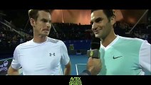 Iptl - roger federer v andy murray (4-6)-roger federer & andy murray post-match interview 15.12.2015