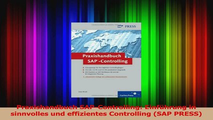 Download Video: Download  Praxishandbuch SAPControlling Einführung in sinnvolles und effizientes Controlling SAP Ebook Online