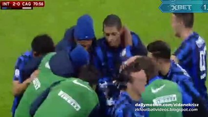 Marcelo Brozovic 2:0 SUPER GOL | Inter v. Cagliari Coppa Italia 15.12.2015 HD