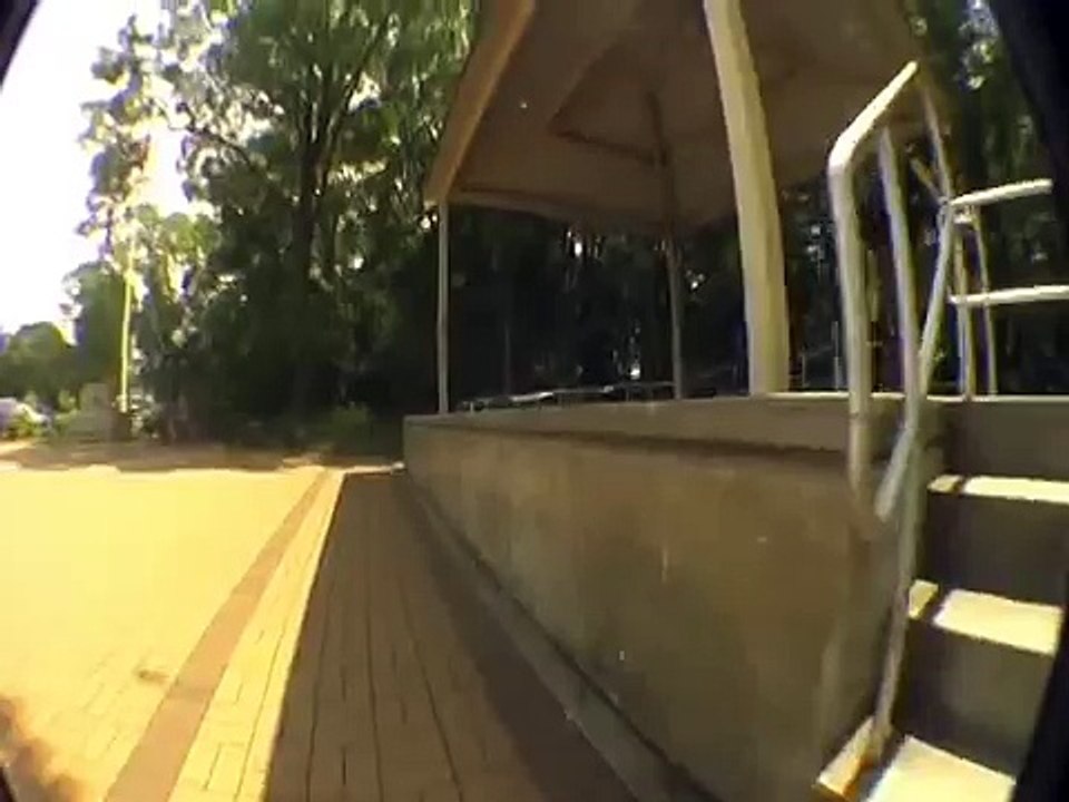 skateboard head slam!