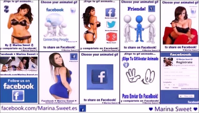 Vídeo Gifts Animados y Animaciones en Facebook ♥ Marina Sweet ♥