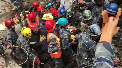 Nepal Survivors Amazing Rescues After Earthquake