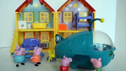 Pig George da Familia Peppa Pig em Busca Da Cidade Perdida Fundo Do Mar!!! Em Portugues To