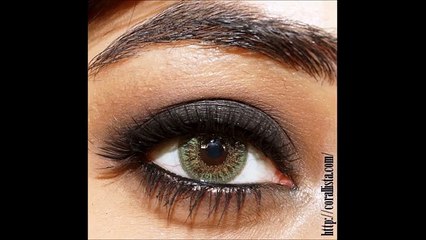 Classic Black Smokey Eyes  Makeup Tutorial Corallista