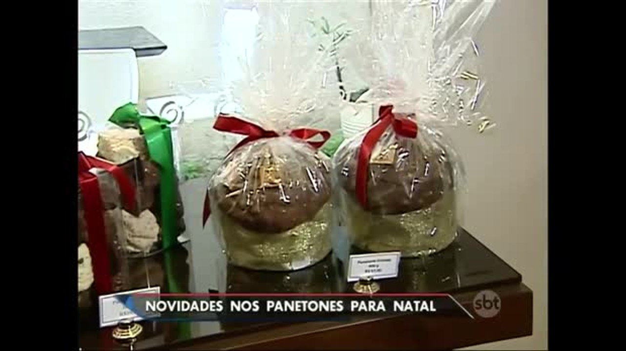 Novos sabores de panetone adoçam o Natal