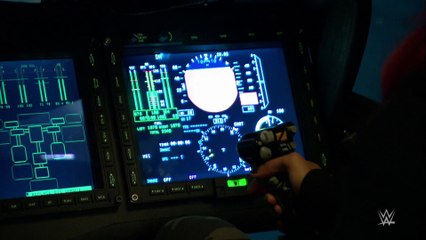 WWE Superstars and Divas simulate flight