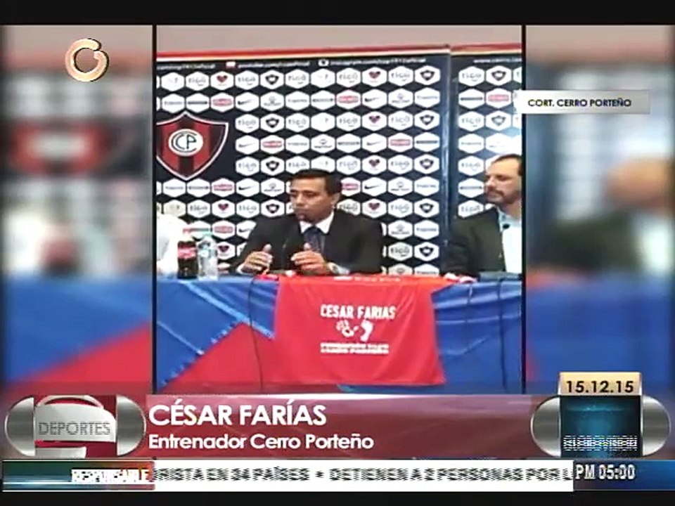 César Farías es el nuevo DT de Cerro Porteño