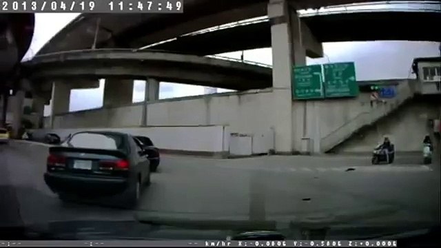 Автоавария в Китае.