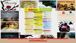 Read  EXAMNotes for Psychology  An Introduction EXAMNotes Ebook Free