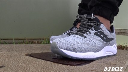 Saucony Originals Dirty Snow Grid 9000 Sneaker Unboxing Review + On Feet