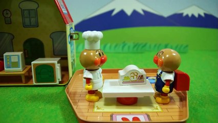 アンパンマンおもちゃアニメ パン工場を一日体験