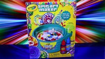 Crayola Spin Art Maker Machine Spinning Art Painting Set Toy Review Kid Friendly DisneyCar