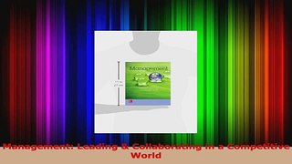 PDF Download  Management Leading  Collaborating in a Competitive World PDF Online