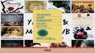 Read  Advanced Dairy Chemistry Volume 1 Proteins Parts AB PDF Online