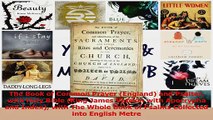 The Book of Common Prayer England and Psalter with Holy Bible King James Version with PDF
