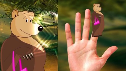 Маша и Медведь папа палец Семья пальчиков на русс