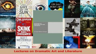 Read  Lectures on Dramatic Art and Literature Ebook Free