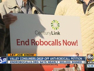 Valley consumers drop off anti-robocall petition