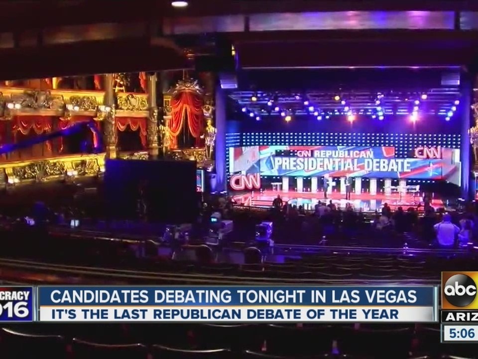 GOP candidates gear up for debate in Las Vegas