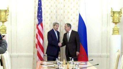Kerry in Moscow to push Syria peace plan