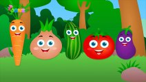 Finger Family For Children Vegetables Cartoon | Funny Vegetables Finger Family Nursery Rhy